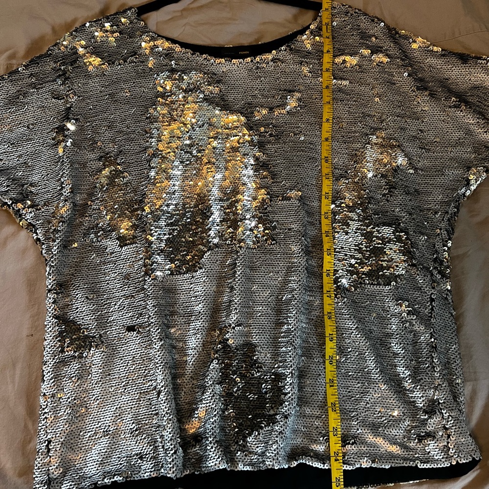 Fendi Sequin Blouse